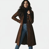 Giulia | Lang Suede Frakke