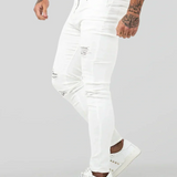 Vega Michele™ Hvide Strippede Jeans