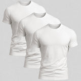 3-Pak Hvide Aleano T-shirts - Komfort & Stil