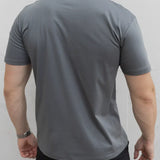 Emanuele™ | Evano T-Shirt - Mørkegrå Elegance