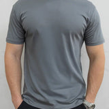 Emanuele™ | Evano T-Shirt - Mørkegrå Elegance