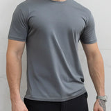 Emanuele™ | Evano T-Shirt - Mørkegrå Elegance