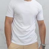 Ernesto™ | T-shirt Evano Bianca - Klassisk Hvid T-shirt