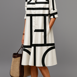 Mila | Elegant midi kjole til enhver lejlighed