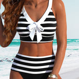 Laluna® | Høj Talje Bikini Striato