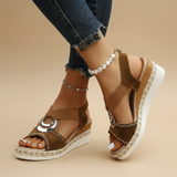 Myla – Elegante Plateau Sandaler med Optimal Komfort