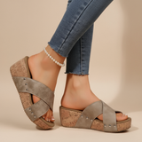 Oakley – Boho Wedge Sandaler i Komfortabel Design