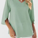 Tabitha Casual Bluse med Løs Pasform og Elegant Design