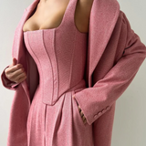 Irene | Tre-delt sæt med dobbeltknappet blazer i elegant design