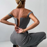 Irene | Tre-delt sæt med dobbeltknappet blazer i elegant design