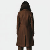 Giulia | Lang Suede Frakke