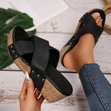 Oakley – Boho Wedge Sandaler i Komfortabel Design