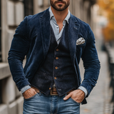 Patricio | Elegant Vintage Blazer i Klassisk Stil