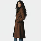 Giulia | Lang Suede Frakke